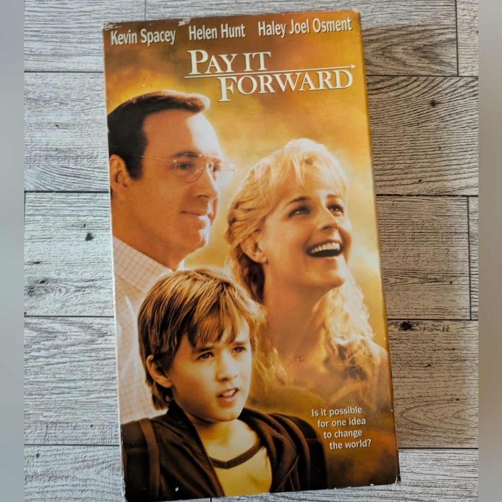 Pay It Forward VHS Tape